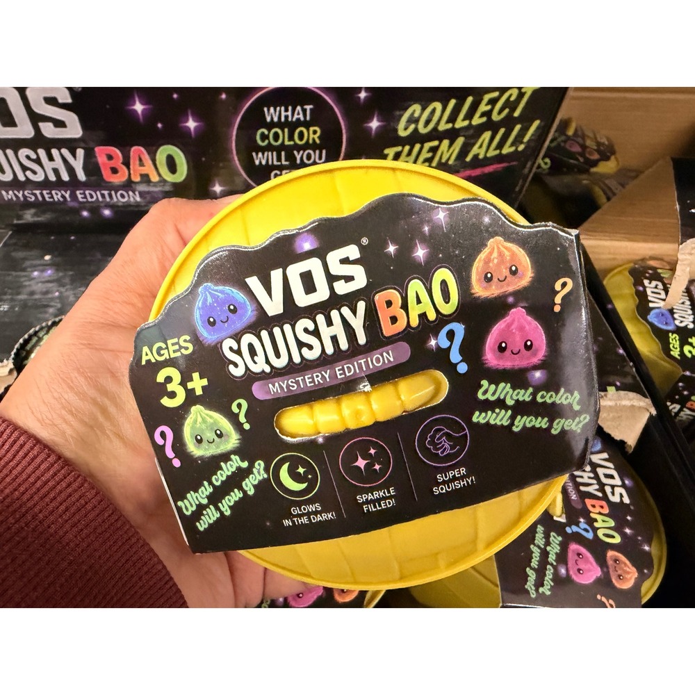 VOS Squishy Bao Mystery Edition Glow in the Dark Sparkle Sensory Toy NEW